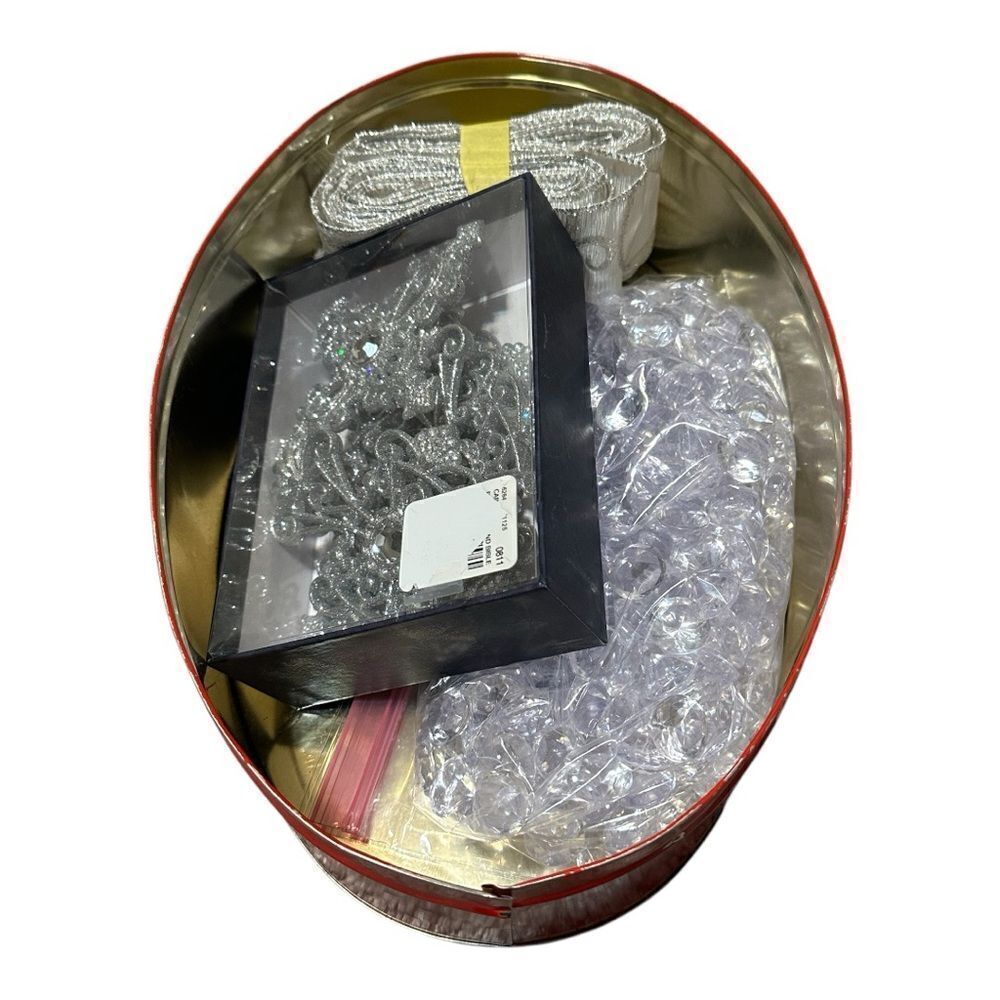 Silver Christmas Decoration Bundle lot - Picture 9 of 13